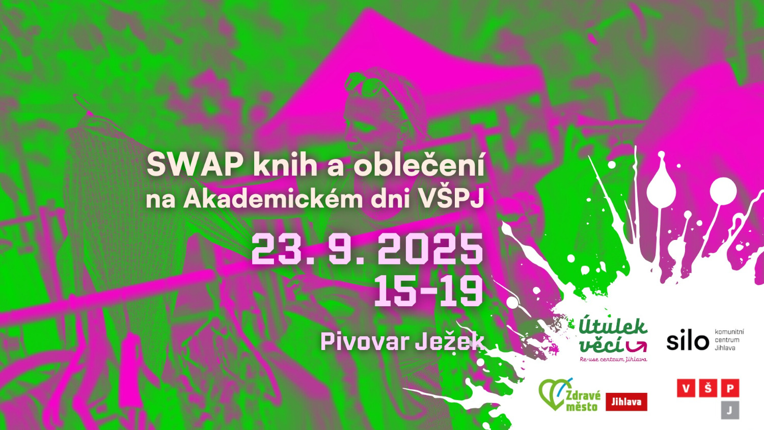 23.9. – Swap oblečení a knih na Akademickém dni VŠPJ
